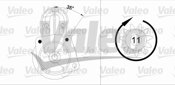 Valeo 433346 - Стартер unicars.by