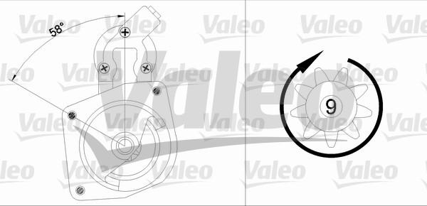 Valeo 433348 - Стартер unicars.by