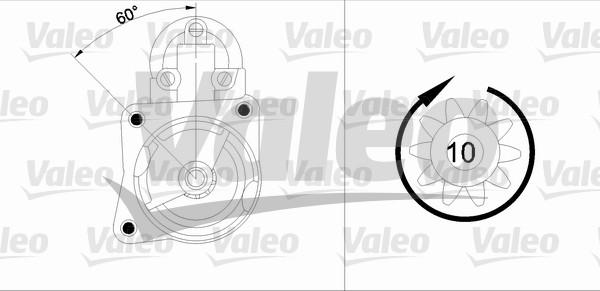 Valeo 433347 - Стартер unicars.by