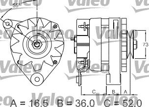 Valeo 433368 - Генератор unicars.by