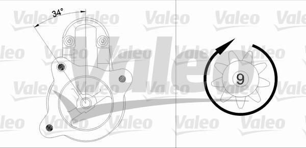 Valeo 433300 - Стартер unicars.by