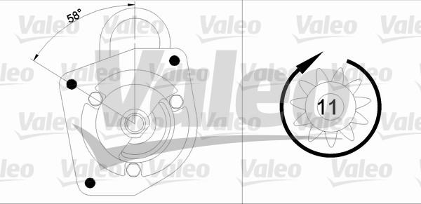 Valeo 433301 - Стартер unicars.by