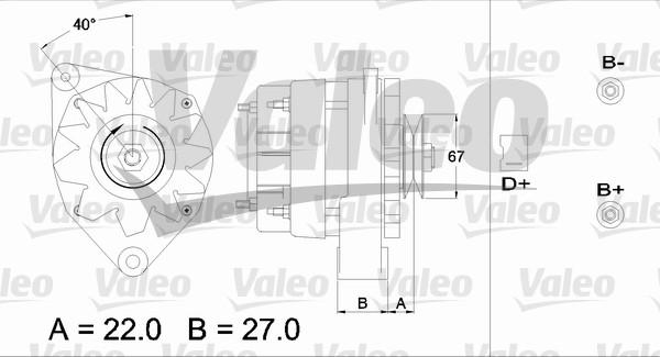 Valeo 433384 - Генератор unicars.by