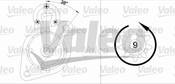 Valeo 433334 - Стартер unicars.by