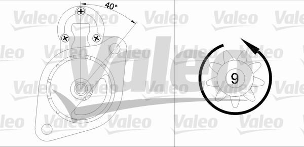 Valeo 433336 - Стартер unicars.by