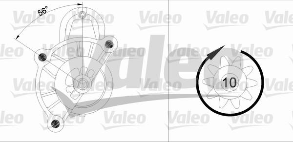 Valeo 433324 - Стартер unicars.by