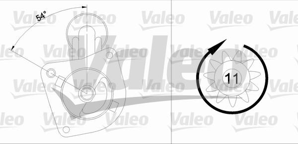 Valeo 433328 - Стартер unicars.by