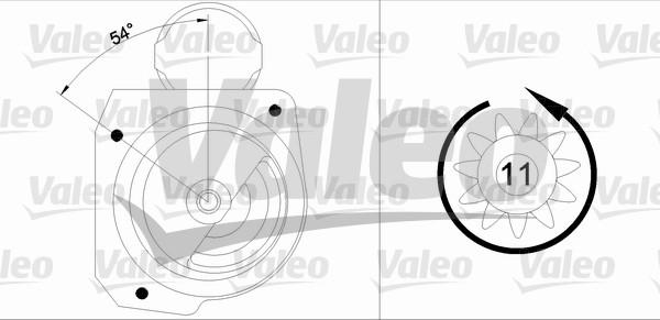 Valeo 433327 - Стартер unicars.by