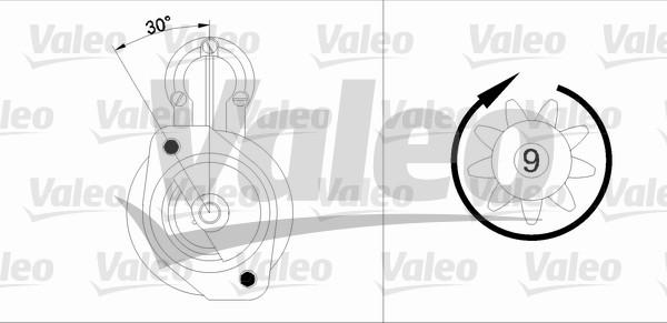 Valeo 433294 - Стартер unicars.by