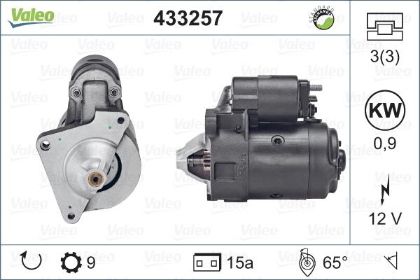 Valeo 433257 - Стартер unicars.by