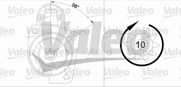 Valeo 433286 - Стартер unicars.by