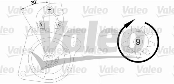 Valeo 433282 - Стартер unicars.by