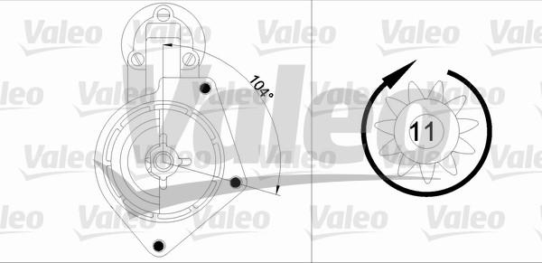 Valeo 433279 - Стартер unicars.by