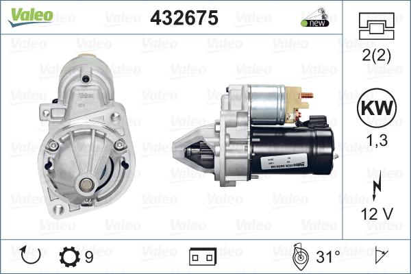 Valeo 432675 - Стартер unicars.by