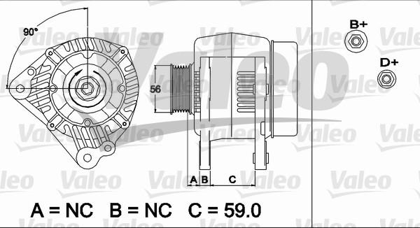 Valeo 437492 - Генератор unicars.by