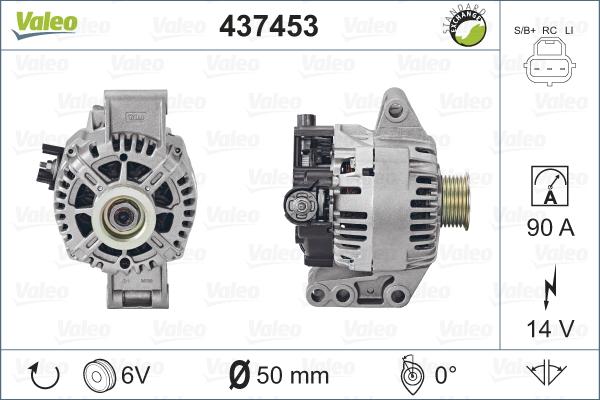 Valeo 437453 - Генератор unicars.by