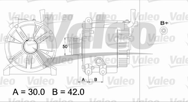 Valeo 437415 - Генератор unicars.by