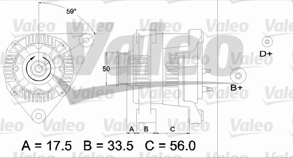 Valeo 437413 - Генератор unicars.by