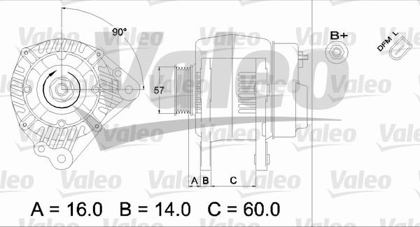 Valeo 437412 - Генератор unicars.by