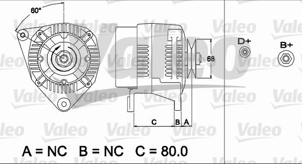 Valeo 437484 - Генератор unicars.by