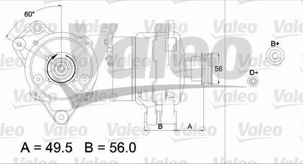 Valeo 437438 - Генератор unicars.by