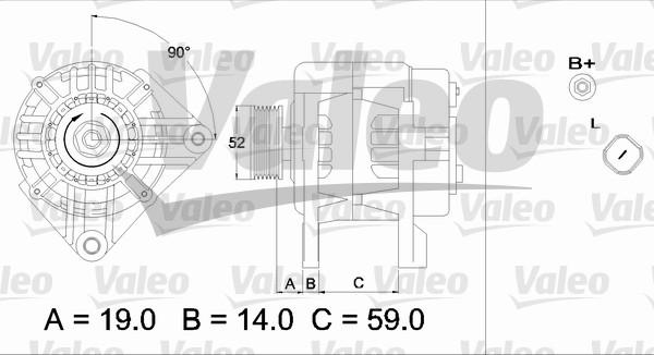 Valeo 437424 - Генератор unicars.by