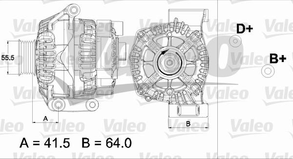 Valeo 437475 - Генератор unicars.by