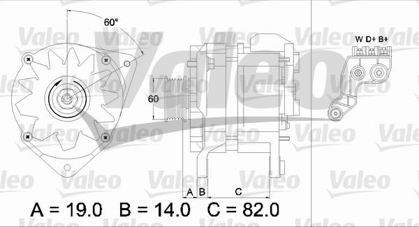 Valeo 437081 - Генератор unicars.by