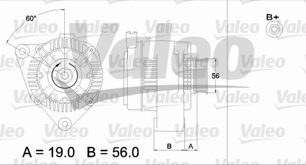 Valeo 437190 - Генератор unicars.by