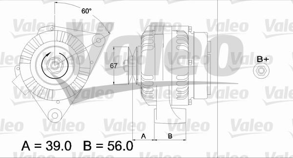 Valeo 437191 - Генератор unicars.by