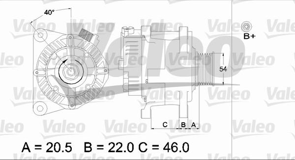 Valeo 437193 - Генератор unicars.by