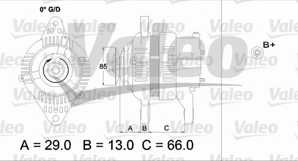 Valeo 437157 - Генератор unicars.by