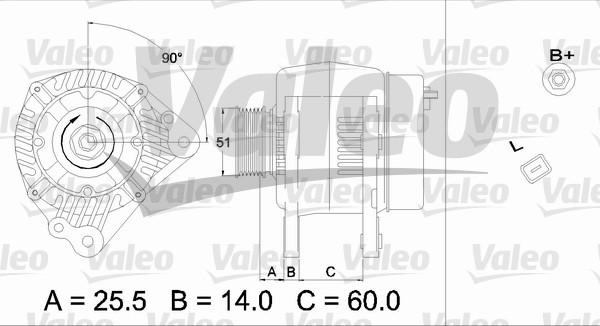 Valeo 437169 - Генератор unicars.by