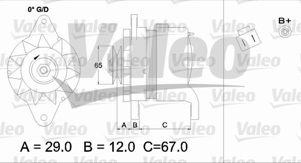 Valeo 437161 - Генератор unicars.by