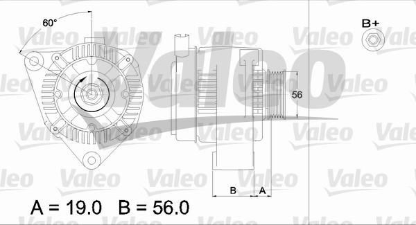 Valeo 437186 - Генератор unicars.by