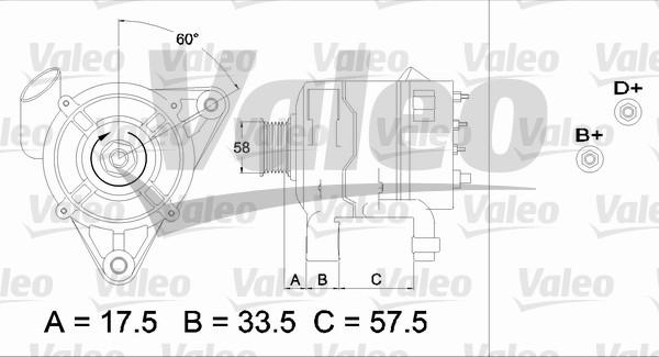 Valeo 437181 - Генератор unicars.by