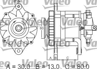 Valeo 437120 - Генератор unicars.by