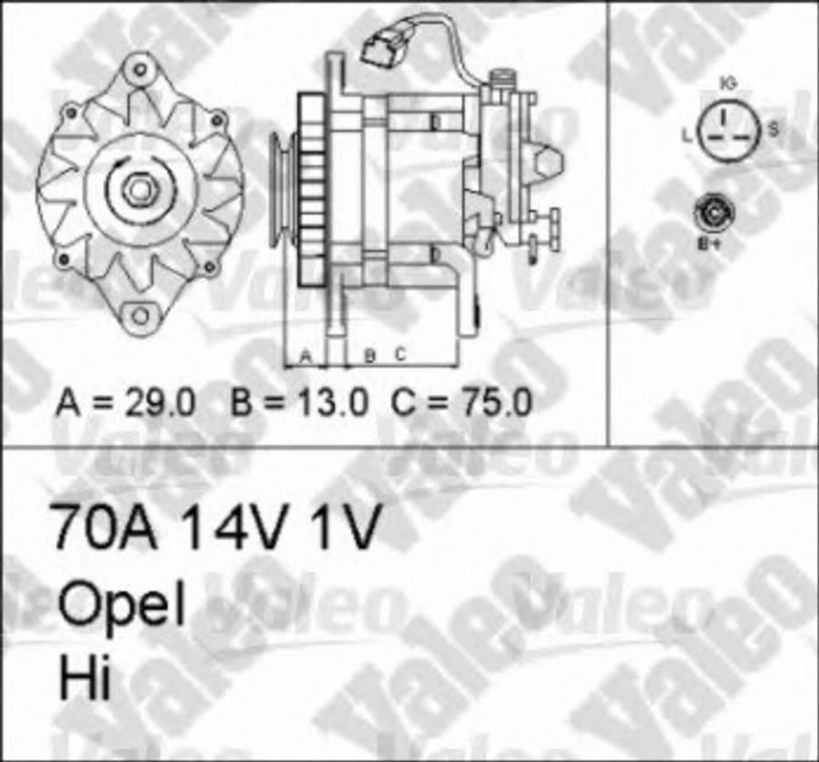 Valeo 437179 - Генератор unicars.by