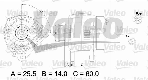 Valeo 437170 - Генератор unicars.by