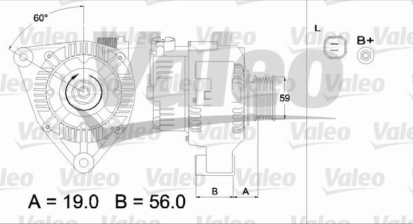 Valeo 437342 - Генератор unicars.by