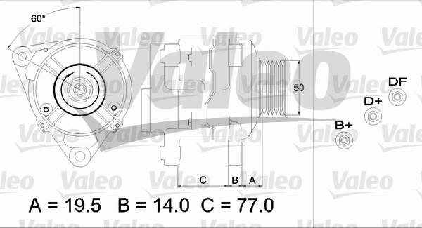 Valeo 437389 - Генератор unicars.by