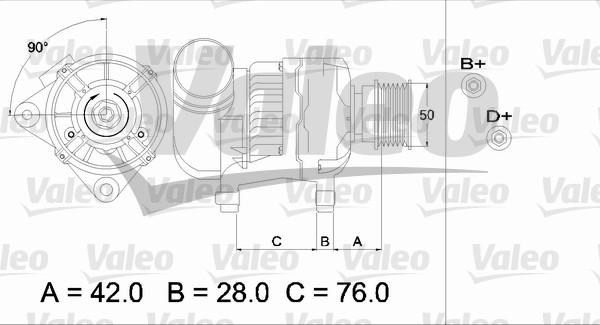 Valeo 437330 - Генератор unicars.by