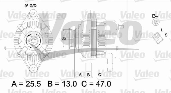 Valeo 437333 - Генератор unicars.by