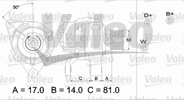 Valeo 437326 - Генератор unicars.by