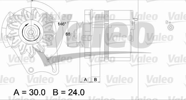 Valeo 437370 - Генератор unicars.by