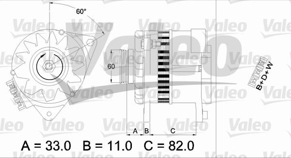 Valeo 437378 - Генератор unicars.by