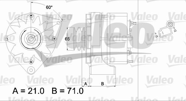 Valeo 437372 - Генератор unicars.by