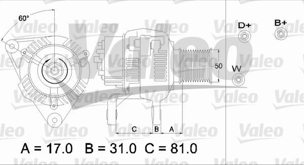 Valeo 437209 - Генератор unicars.by