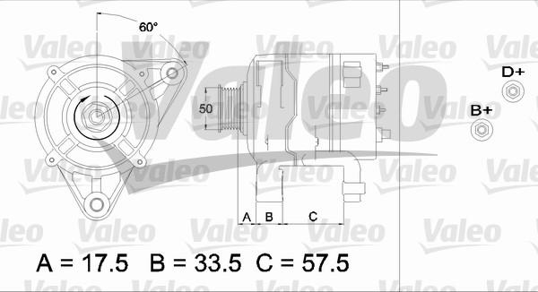 Valeo 437216 - Генератор unicars.by