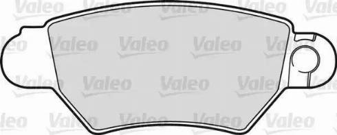 Valeo 598455 - Тормозные колодки, дисковые, комплект unicars.by